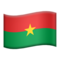Burkina Faso emoji on Apple